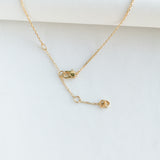 Take Heart Gold Mother Of Pearl Pendant Necklace