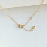 Take Heart Gold Multi Color Pendant Necklace