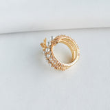 Dazzling Dragon Wrap Ring