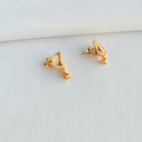 Fresh Squeeze Lemon Tear Drop Earrings In Gold