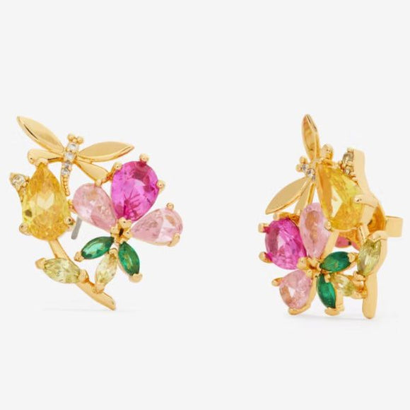 Greenhouse Floral Cluster Studs - KSK-1119