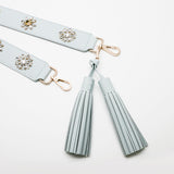 Make It Mine Crystal Flowers Tusk Strap/Tassel Pack