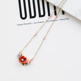 Les Néréides simple flower necklace