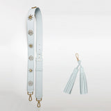 Make It Mine Crystal Flowers Tusk Strap/Tassel Pack