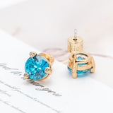 Alicia Bonnie Flower Fairy Earrings (Cyan)
