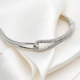 Get Connected Pave Loop Bangle