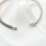 Get Connected Pave Loop Bangle