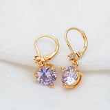 Alicia Bonnie Colorful Fantasy Earrings (Violet)