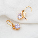 Alicia Bonnie Colorful Fantasy Earrings (Violet)