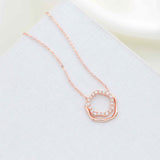 Alicia Bonnie Ripple Necklace Gold Vermeil