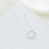 Alicia Bonnie Ripple Necklace Gold Vermeil