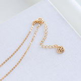 Alicia Bonnie The Zip Vermeil Necklace