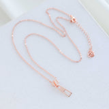 Alicia Bonnie The Zip Vermeil Necklace