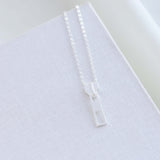 Alicia Bonnie The Zip Vermeil Necklace