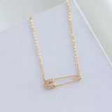 Alicia Bonnie The Clip Vermeil Necklace