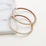 Betsey Johnson Charming Classic Exotic Colorful Gemstones Gold-toned Earrings