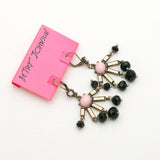 Betsey Johnson Beautiful  Classic Vintage Colorful Stones Earrings