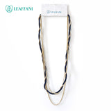 Leaffani Beautiful Rope and Chain necklace