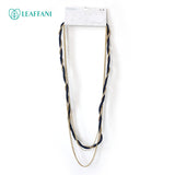 Leaffani Beautiful Rope and Chain necklace