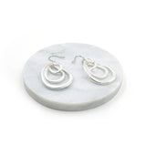 Beautiful Silver Rounds Earrings by unknown indie designer