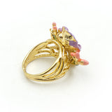 Les Néréides delicate Flower Ring Size #5