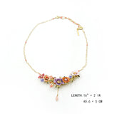 Les Néréides flower cluster necklace