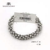 Silver Tone Crystal Bracelets
