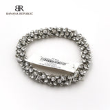 Silver Tone Crystal Bracelets