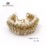 Gold Tone Crystal Bracelets