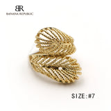 Gorgeous Gold Tone Ring Size 7