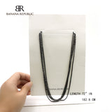 Dark Silver Tone Crystal necklace