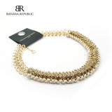 Gold Tone Crystal Neckalce