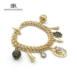 Gold Tone Creative Pendant Bracelets