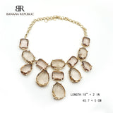 Gorgeous Brown Crystal necklace