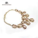 Gorgeous Brown Crystal necklace