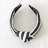 Alicia Bonnie Striped Fascination Headband (Black Multi)