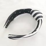 Alicia Bonnie Striped Fascination Headband (Black Multi)