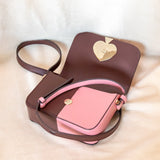 Nicola Bicolor Small Shoulder Bag
