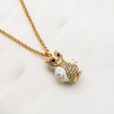 Star Bright Owl Necklace