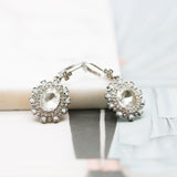 MARCHESA Charming Classic Vintage Silver Earrings