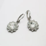 MARCHESA Charming Classic Vintage Silver Earrings