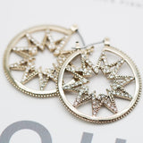 MARCHESA Vintage Crystal Gold-toned Earrings