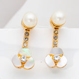 Disco Pansy Ear Jacket Earrings