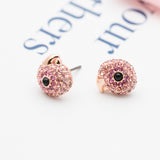 tropical paradise parrot mini stud earrings