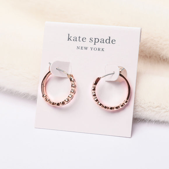 Full Circle Rose Gold Earrings