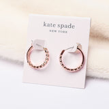 Full Circle Rose Gold Earrings