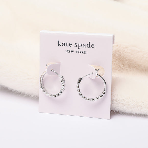 Full Circle Silver Earrings