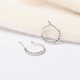 Full Circle Silver Earrings