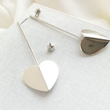 Heritage spade linear earrings (Silver)