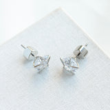Silver Something Sparkly Star Stud Earrings